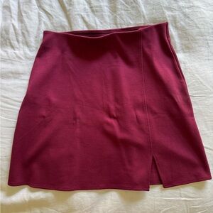 H&M Maroon Pencil Skirt